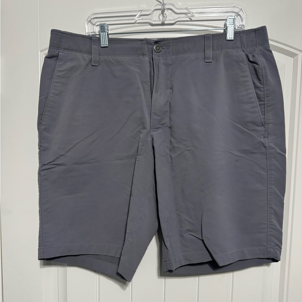 Under Armour Men's Charcoal Flat Front Shorts
